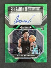 Ausar Thompson [Choice Green] #SS-AST Basketball Cards 2023 Panini Prizm Draft Picks Sensational Signatures Prices