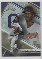 Triston McKenzie [Class 1 Purple] #3 Baseball Cards 2021 Topps Gold Label Prices