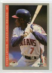Kenny Lofton #37 Baseball Cards 1993 Fleer Fruit of the Loom Prices
