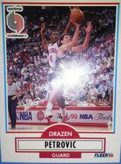 Drazen Petrovic #U-81 Basketball Cards 1991 Fleer Prices