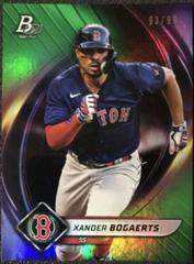 Xander Bogaerts [Green] #3 Baseball Cards 2022 Bowman Platinum Prices