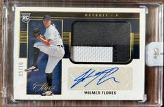 Wilmer Flores [Jersey Autograph Gold] #105 Baseball Cards 2023 Panini Three and Two Prices