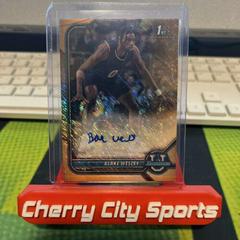 Blake Wesley [Orange Shimmer Refractor] Basketball Cards 2021 Bowman University Chrome Autographs Prices