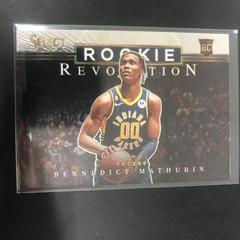 Bennedict Mathurin #9 Basketball Cards 2022 Panini Select Rookie Revolution Prices