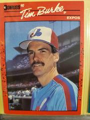 Tim Burke #334 Baseball Cards 1990 Donruss Prices