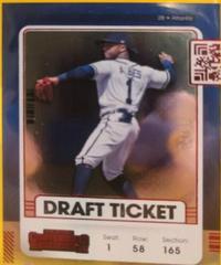 Ozzie Albies [Draft Red] #1 Baseball Cards 2021 Panini Contenders Prices