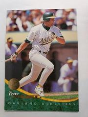 Troy Neel #6 Baseball Cards 1994 Leaf Prices