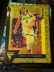 Donte DiVincenzo [Gold Laser] Basketball Cards 2020 Panini Flux Prices