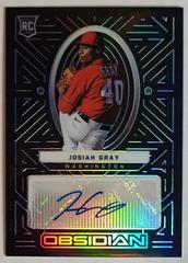 Josiah Gray Baseball Cards 2022 Panini Chronicles Obsidian Autographs Prices