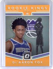 DE'Aaron Fox [Orange] Basketball Cards 2017 Panini Donruss Optic Rookie Kings Prices