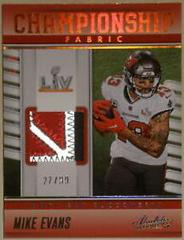 Mike Evans [Gold] #CF-8 Football Cards 2023 Panini Absolute Championship Fabric Prices