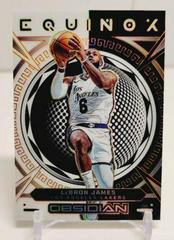 LeBron James [Orange] Basketball Cards 2022 Panini Obsidian Equinox Prices