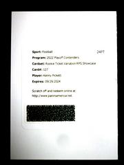 Kenny Pickett [SP Variation Autograph Showcase Ticket] #127V Football Cards 2022 Panini Contenders Prices