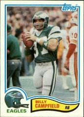 Billy Campfield #439 Football Cards 1982 Topps Prices