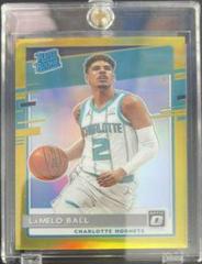 LaMelo Ball [Gold] #153 Basketball Cards 2020 Panini Donruss Optic Prices