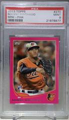 Manny Machado [Fielding Pink] #270 Baseball Cards 2013 Topps Prices