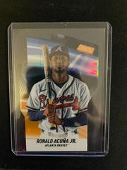 Ronald Acuna Jr. [Orange] Baseball Cards 2022 Stadium Club Triumvirates Prices