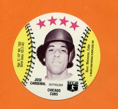 Jose Cardenal Baseball Cards 1976 Isaly's Sweet William Disc Prices