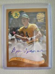 Gene Tenace #FFA-GT Baseball Cards 2021 Topps Archives Fan Favorites Autographs Prices