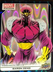 Baron Zemo [Teal Wave] #154 Marvel 2023 Upper Deck Platinum Prices