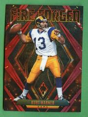 Kurt Warner [Red] #FF-2 Football Cards 2022 Panini Phoenix Fire Forged Prices