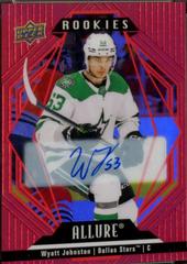 Wyatt Johnston [Red Rainbow Autograph] #154 Hockey Cards 2022 Upper Deck Allure Prices