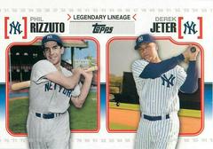 Derek Jeter, Phil Rizzuto Baseball Cards 2010 Topps Legendary Lineage Prices