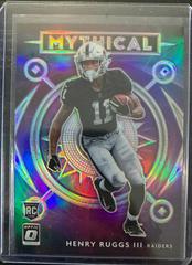 Henry Ruggs III Football Cards 2020 Panini Donruss Optic Mythical Prices