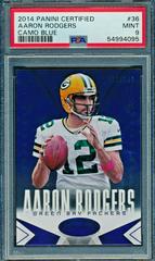Aaron Rodgers [Blue Camo] #36 Football Cards 2014 Panini Certified Prices