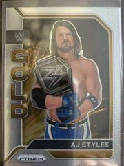 AJ Styles Wrestling Cards 2022 Panini Prizm WWE Gold Prices