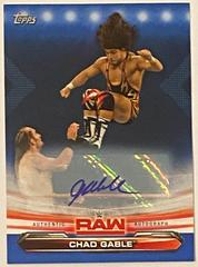 Chad Gable [Autograph Blue] #16 Wrestling Cards 2019 Topps WWE RAW Prices