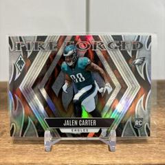 Jalen Carter [Silver Seismic] #FF-10 Football Cards 2023 Panini Phoenix Fire Forged Prices