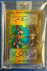 Travis Etienne Jr. , Fred Taylor Football Cards 2022 Panini Gold Standard Double Standard Autographs Prices