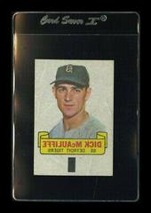 Dick McAuliffe Baseball Cards 1966 Topps Rub Offs Prices