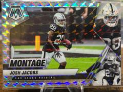 Josh Jacobs #MON-13 Football Cards 2021 Panini Mosaic Montage Prices