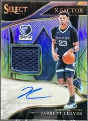 Jarrett Culver #XF-JCV Basketball Cards 2021 Panini Select X Factor Memorabilia Signatures Prices
