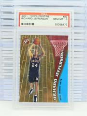 Richard Jefferson #93 Basketball Cards 2001 Topps Pristine Prices