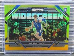 Gradey Dick [Gold] #7 Basketball Cards 2023 Panini Prizm Draft Picks Widescreen Prices