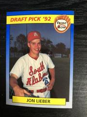 Jon Lieber Baseball Cards 1992 Front Row Draft Picks Prices