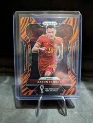Aaron Ramsey [Choice Tiger Stripe] #295 Soccer Cards 2022 Panini Prizm World Cup Prices
