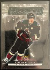 Clayton Keller [Black] #DZ-100 Hockey Cards 2023 Upper Deck Dazzlers Prices