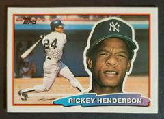 Rickey Henderson #165 Baseball Cards 1988 Topps Big Prices