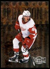 Chase Pearson [Precious Metal Gems Red] #R-28 Hockey Cards 2022 Skybox Metal Universe 1998-99 Retro Prices