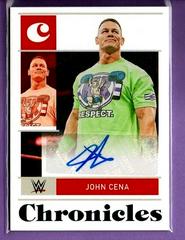 John Cena Wrestling Cards 2022 Panini Chronicles WWE Signatures Prices