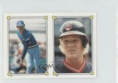 Omar Moreno, Pat Tabler Baseball Cards 1987 Topps Stickers Prices