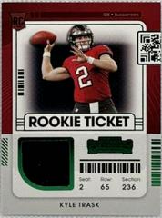 Kyle Trask [Green] Football Cards 2021 Panini Contenders Rookie Ticket Swatches Prices