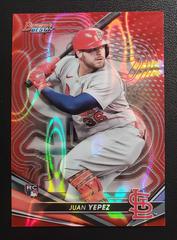 Juan Yepez [Red Lava] #15 Baseball Cards 2022 Bowman's Best Prices