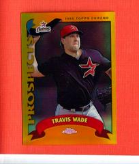 Travis Wade [Gold Refractor] #320 Baseball Cards 2002 Topps Chrome Prices