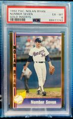 Number Seven Baseball Cards 1992 Pacific Nolan Ryan Gold Inserts Prices