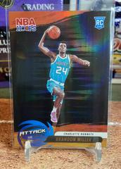 Brandon Miller [Holo] #5 Basketball Cards 2023 Panini Hoops Attack the Rack Prices
